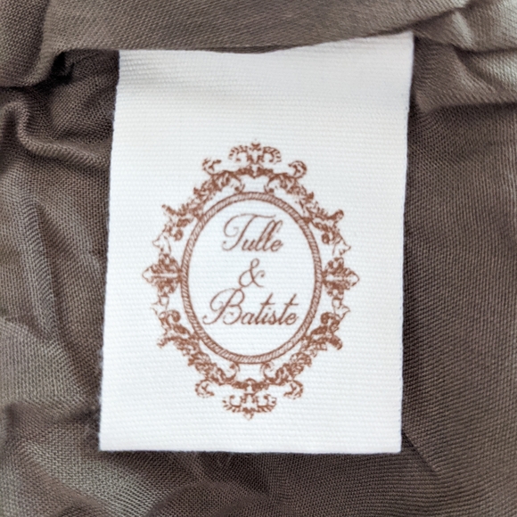 🦋LAST🦋 NWT Tulle and Batiste Rosalie Maxi Dress, Desert Sand, Size XL - Picture 7 of 8